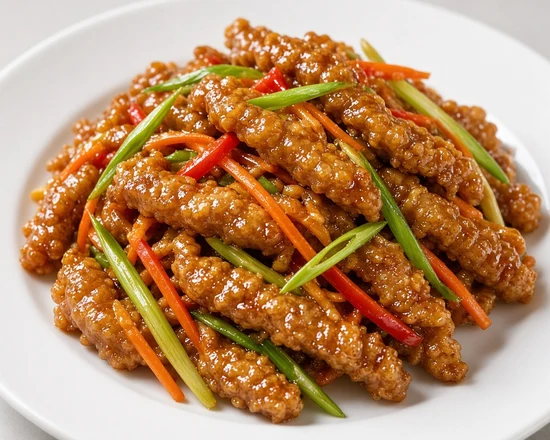 Ginger beef from Lucky Koi Express Chinese restaurant in Winnipeg