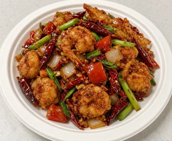 Hot and Spicy Crispy Shrimp from Lucky Koi Express, Winnipeg